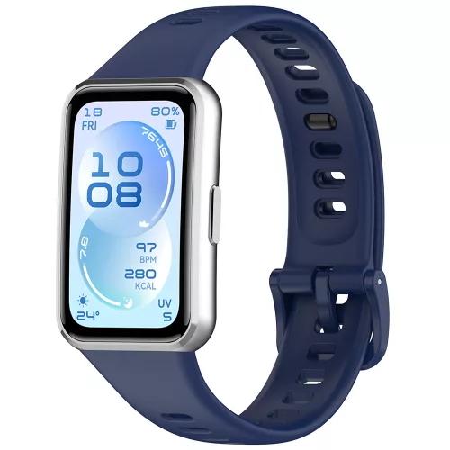 Techsuit - Watchband (W081) - Huawei Band 11 / Band 11 Pro - Navy Blue