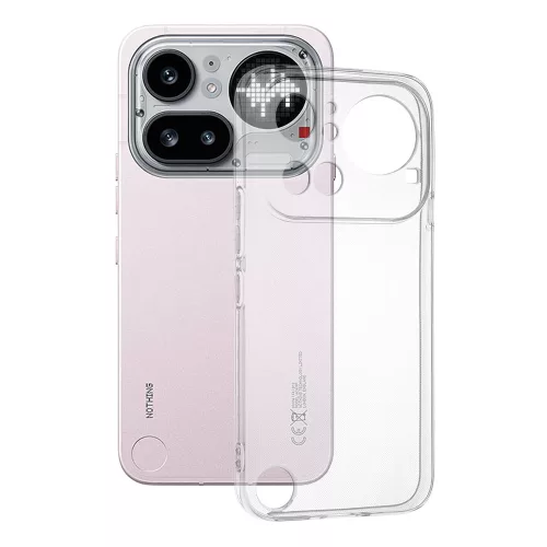 Techsuit - Clear Silicone tok - Nothing Phone (4a) Pro - Átlátszó