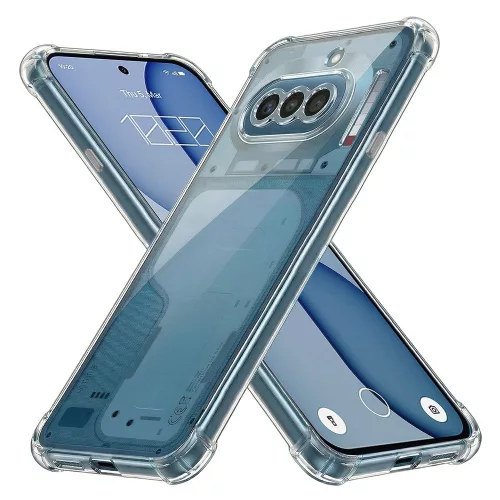 Techsuit - Shockproof Átlátszó Ütésálló Szilikon tok - Nothing Phone (4a) - Átlátszó