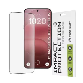   Techsuit - 111D Full Cover / Full Glue Glass - Nothing Phone (4a) Pro - Black