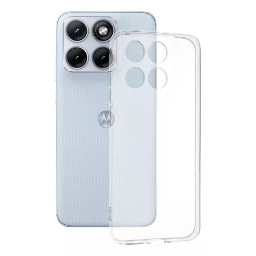 Techsuit - Clear Silicone tok - Motorola Edge 70 Fusion - Átlátszó