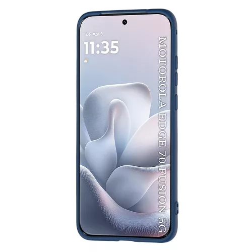 Techsuit - SoftFlex szilikon tok - Motorola Edge 70 Fusion - Sötétkék