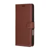 Techsuit - Leather Folio kinyitható tok - Honor 600 Lite - Barna