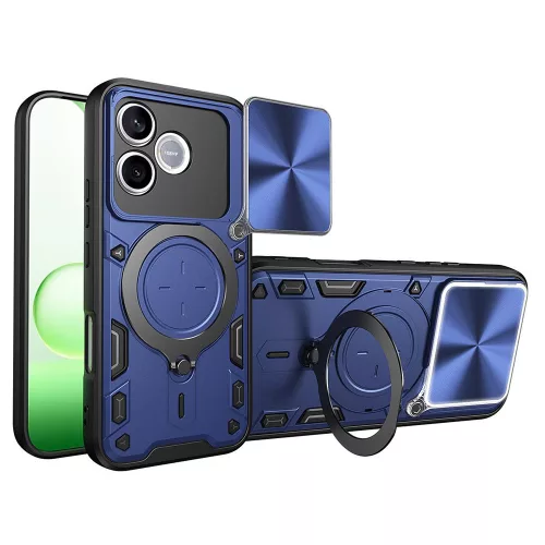 Techsuit - CamGuard Pro tok ütésálló tok - Honor 600 Lite - Kék