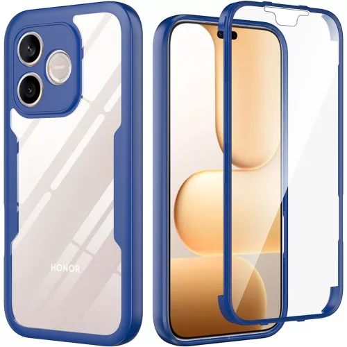 Techsuit - ColorVerse 360 tok kijelzővédővel - Honor 600 Lite - Kék