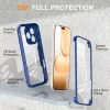 Techsuit - ColorVerse 360 tok kijelzővédővel - Honor 600 Lite - Kék
