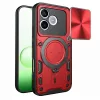 Techsuit - CamGuard Pro tok ütésálló tok - Honor 600 Lite - Piros