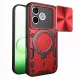 Techsuit - CamGuard Pro tok ütésálló tok - Honor 600 Lite - Piros