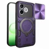 Techsuit - CamGuard Pro tok ütésálló tok - Honor 600 Lite - Lila