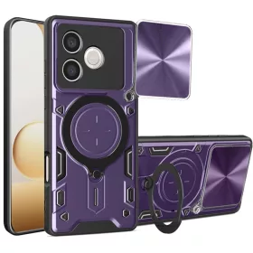   Techsuit - CamGuard Pro ütésálló tok - Honor 600 Lite - Lila