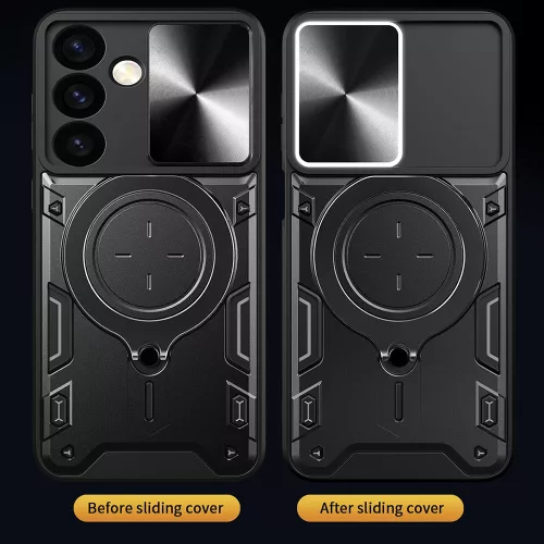 Techsuit - CamGuard Pro ütésálló tok - Honor 600 Lite - Lila