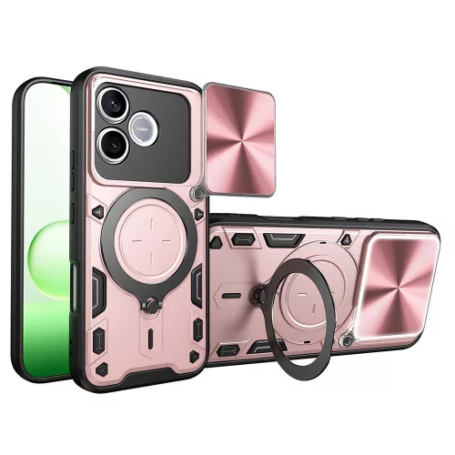 Techsuit - CamGuard Pro tok ütésálló tok - Honor 600 Lite - Rosegold