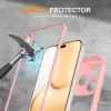 Techsuit - ColorVerse 360 tok kijelzővédővel - Honor 600 Lite - Rózsaszín