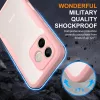 Techsuit - ColorVerse 360 tok kijelzővédővel - Honor 600 Lite - Rózsaszín