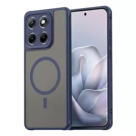   Techsuit - HaloFrost II MagSafe tok - Motorola Edge 70 Fusion - Sötétkék