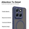Techsuit - HaloFrost II MagSafe tok - Motorola Edge 70 Fusion - Sötétkék