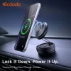 Mcdodo - Autós tartó vezeték nélküli töltéssel (CH-8610) - Műszerfalra, Biztos tartás, 360° Vacuum Suction Mágneses 15W - Black