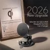Lisen - Autós tartó with Wireless Charger W608 Pro (YL0225090001) - Tapadókorong, 25W, Qi2.2 - Black