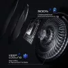 Lisen - Autós tartó with Wireless Charger W116 (YL0225060018) - Szellőzőrácsra / Műszerfalra, with Cooling Fan, 25W, Qi2.2 - Black