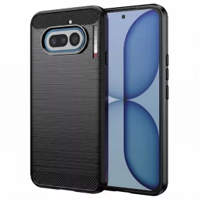 Techsuit - Carbon szilikon tok - Nothing Phone (4a) - Fekete