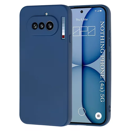 Techsuit - SoftFlex szilikon tok - Nothing Phone (4a) - Sötétkék