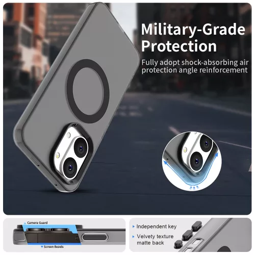 Techsuit - CandyCase MagSafe tok - Xiaomi Poco X8 Pro Max - Fekete
