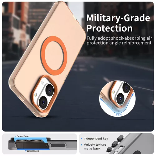 Techsuit - CandyCase MagSafe tok - Xiaomi Poco X8 Pro Max - Narancssárga