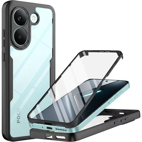 Techsuit - ColorVerse 360 Series + Screen Protector - Xiaomi Poco X8 Pro - Black