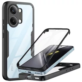  Techsuit - ColorVerse 360 Series + Screen Protector - Xiaomi Poco X8 Pro Max - Black