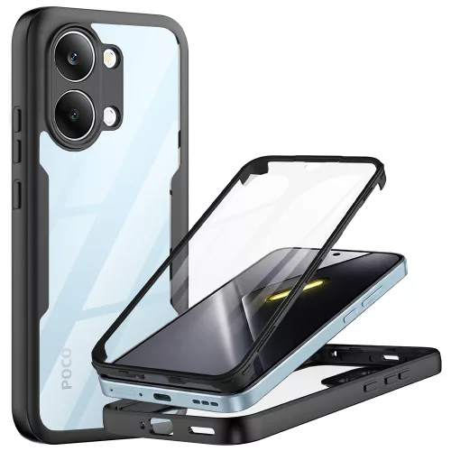Techsuit - ColorVerse 360 Series + Screen Protector - Xiaomi Poco X8 Pro Max - Black
