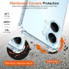 Techsuit - Shockproof Átlátszó Ütésálló Szilikon tok - Xiaomi Poco X8 Pro Max - Átlátszó