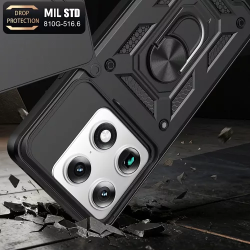 Techsuit - CamShield ütésálló tok - Motorola Signature - Fekete