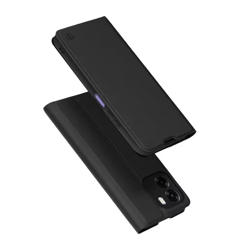 Techsuit - Magskin Book kinyitható tok - Oppo A6x 4G / A6x 5G - Fekete