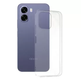   Techsuit - Clear Silicone tok - Oppo A6x 4G / A6x 5G - Átlátszó
