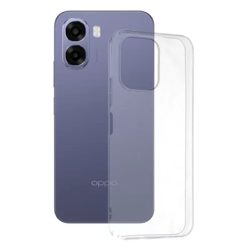 Techsuit - Clear Silicone tok - Oppo A6x 4G / A6x 5G - Átlátszó