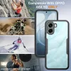 Techsuit - ColorVerse 360 tok kijelzővédővel - Oppo A6x 4G / A6x 5G / A6k 4G - Fekete