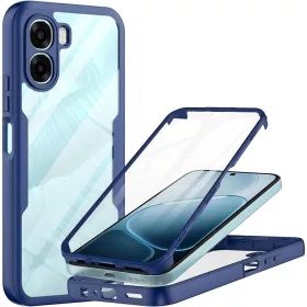  Techsuit - ColorVerse 360 tok kijelzővédővel - Oppo A6x 4G / A6x 5G / A6k 4G - Kék