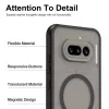 Techsuit - HaloFrost II MagSafe tok - Nothing Phone (4a) - Fekete