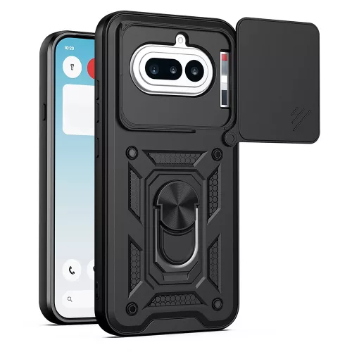 Techsuit - CamShield ütésálló tok - Nothing Phone (4a) - Fekete
