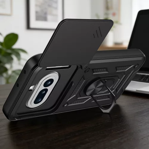 Techsuit - CamShield ütésálló tok - Nothing Phone (4a) - Fekete
