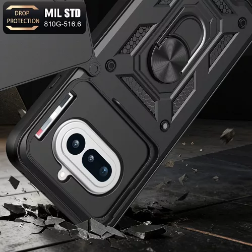 Techsuit - CamShield ütésálló tok - Nothing Phone (4a) - Fekete