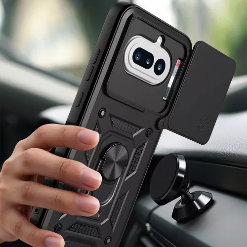 Techsuit - CamShield ütésálló tok - Nothing Phone (4a) - Fekete