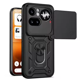   Techsuit - CamShield ütésálló tok - Nothing Phone (4a) Pro - Fekete