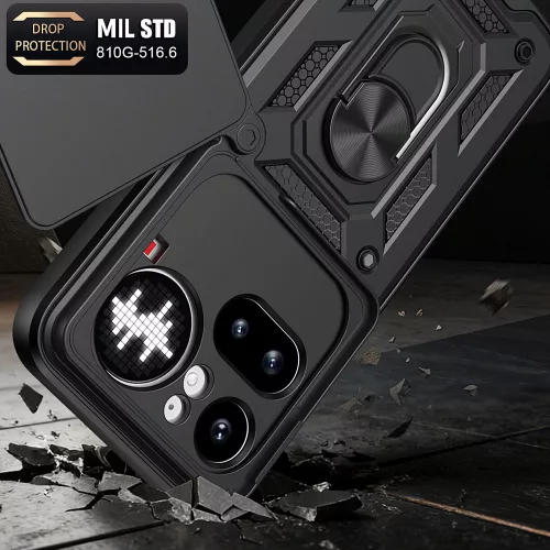 Techsuit - CamShield ütésálló tok - Nothing Phone (4a) Pro - Kék
