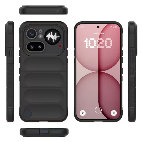 Techsuit - Magic Shield tok - Nothing Phone (4a) Pro - Fekete