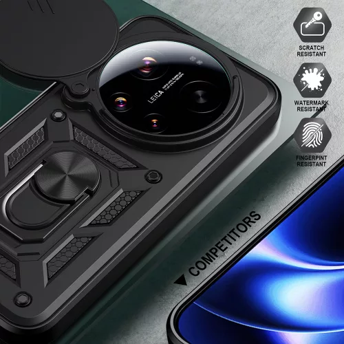 Techsuit - Camshield ütésálló tok - Xiaomi 17 Ultra - Fekete
