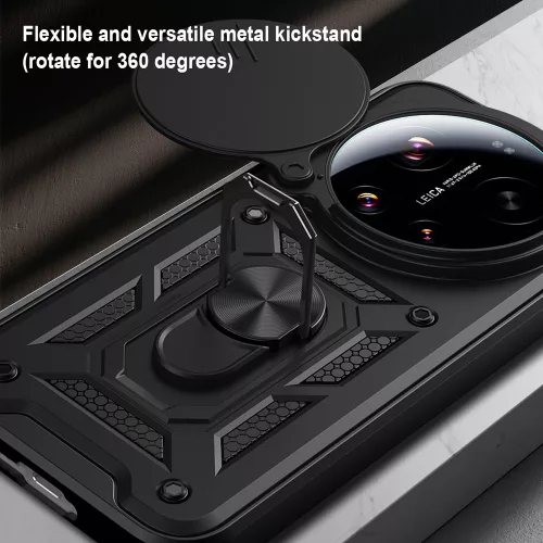 Techsuit - Camshield ütésálló tok - Xiaomi 17 Ultra - Fekete