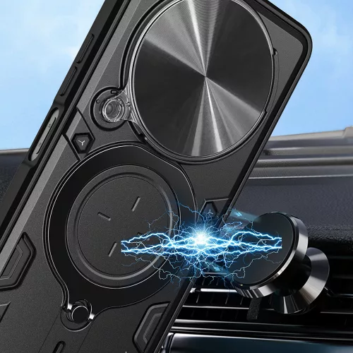 Techsuit - CamGuard Pro ütésálló tok - Xiaomi 17 Ultra - Fekete