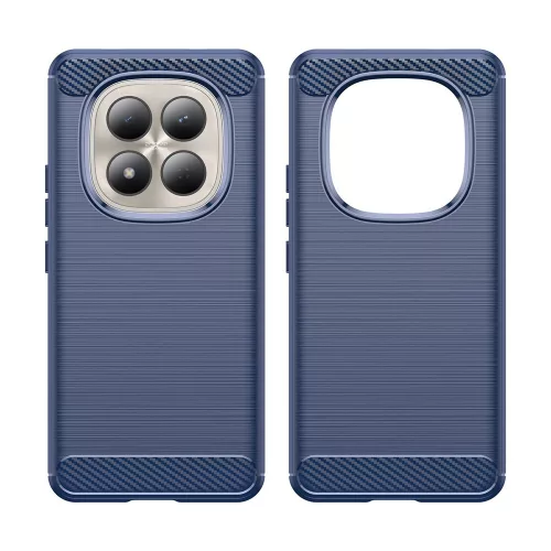 Techsuit - Carbon szilikon tok - Xiaomi Redmi Note 15 Pro 4G - Kék