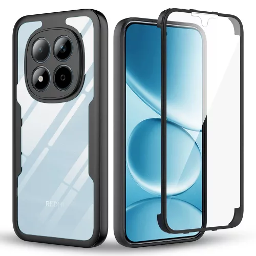 Techsuit - ColorVerse 360 tok kijelzővédővel - Xiaomi Redmi Note 15 Pro 4G - Fekete
